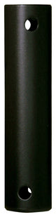 72" Downrod, Antique Brass, Black