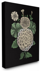Yellow Flowers On Black Drawing Design, 30"x40"