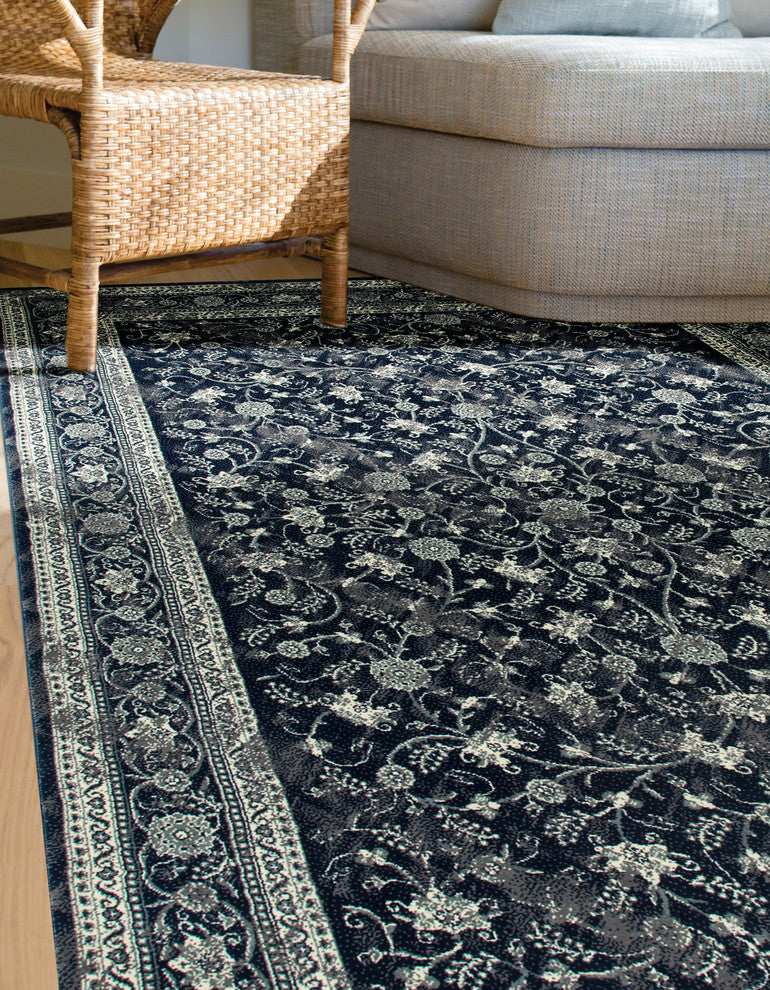 Chelsea Evangeline Steel Blue 9'10"x13'1" Area Rug