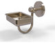 Tango Wall-Mount Soap Dish, Antique Pewter