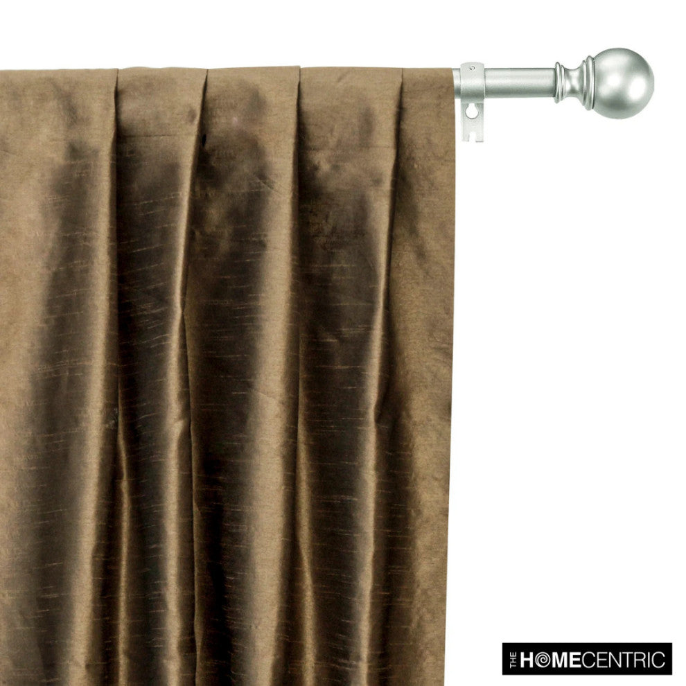 Medium Brown Art Silk Fabric By The Yard, 7 Yards For Curtain, Dress Wholesale