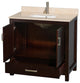 Wyndham WCS141436SESIVUNSMXX 36 Inch Single Vanity with Ivory Marble Top