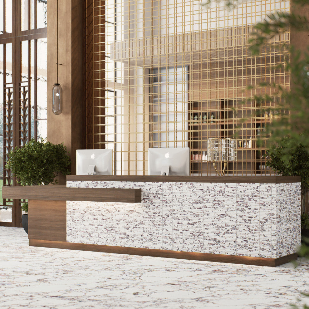 Touche Brick Stacked Rubis Porcelain Floor/Wall Tile