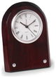 Nice Mahogany Desk Clock, Alarm