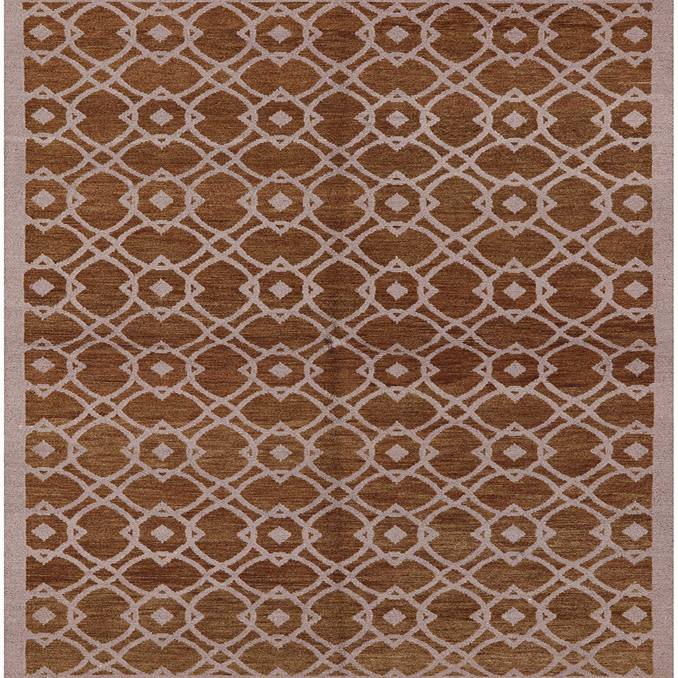 Ahgly Company Indoor Square Mid-Century Modern Area Rugs, 7' Square