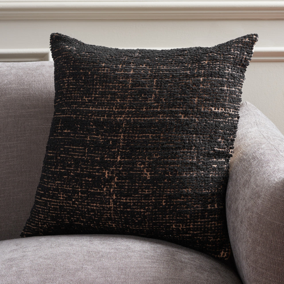 Safavieh Kailo Pillow, Black/Natural