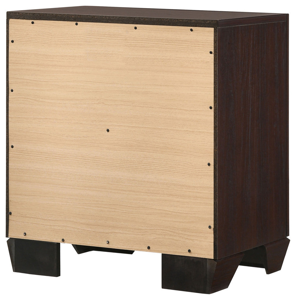 Kauffman 2-drawer Nightstand Dark Cocoa