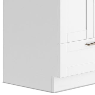 Reed Transitional28"Laundry Cabinet With Pullout Faucet, White, 24"