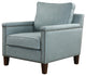 Uttermost Charlotta 31 x 34" Sea Mist Accent Chair