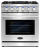 2-Piece Kitchen, 30" Gas Range and 30" Under Cabinet Range Hood