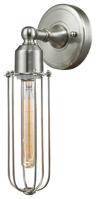 INNOVATIONS LIGHTING 900-1W-SN-CE225-SN Muselet 1 Light Sconce