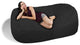7' Giant Bean Bag Sofa, Black