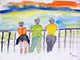 Ladies Looking Door Mat 30x50