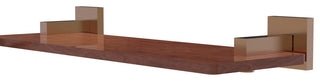 Montero 16" Solid Wood Shelf, Brushed Bronze