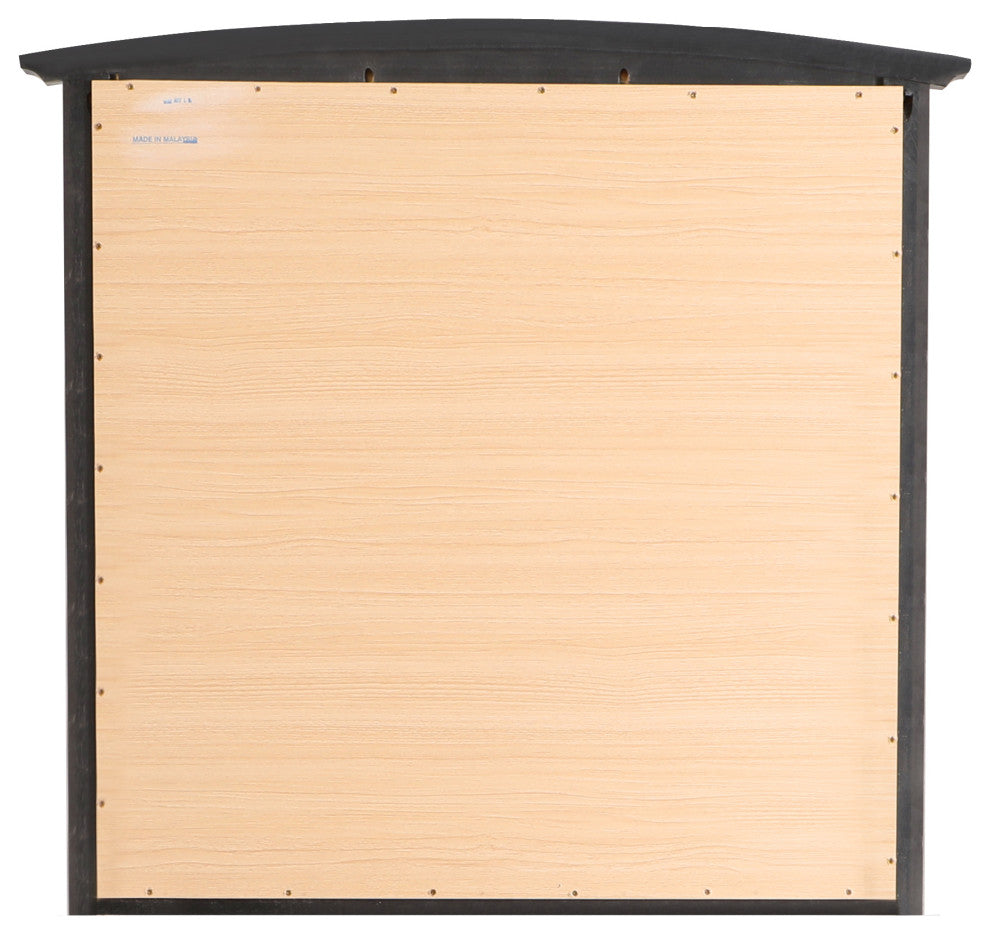 Cambria Arched Mirror, Black