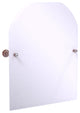 Carolina Crystal Frameless Arch Top Tilt Mirror, Beveled Edge, Antique Copper
