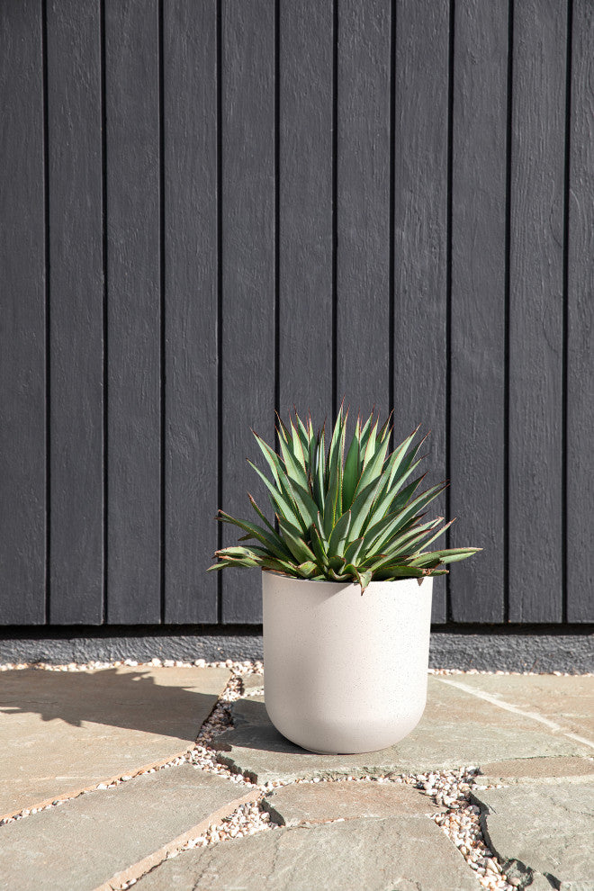 Pure Series Kona Planter, White, 10", 2 Pack