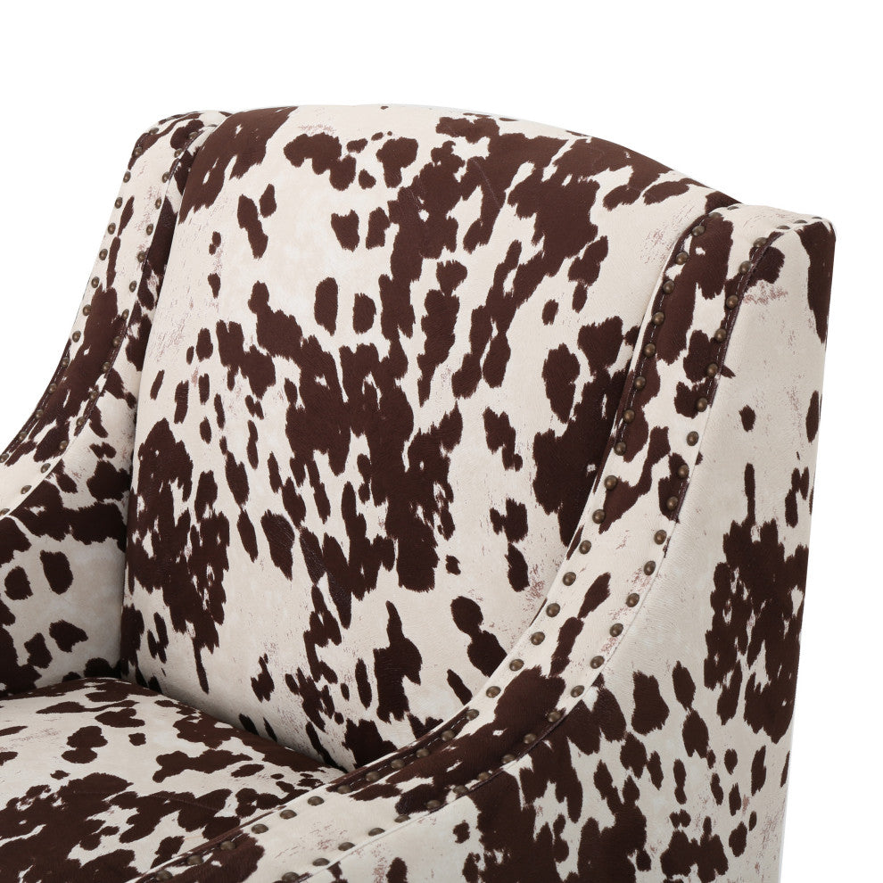 GDF Studio Equestria Studded New Velvet Club Chair
