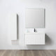 Floating Bathroom Vanity with Sink, Wall Mounted Vanity, White, 36" W/ Sink, Side Cabinet