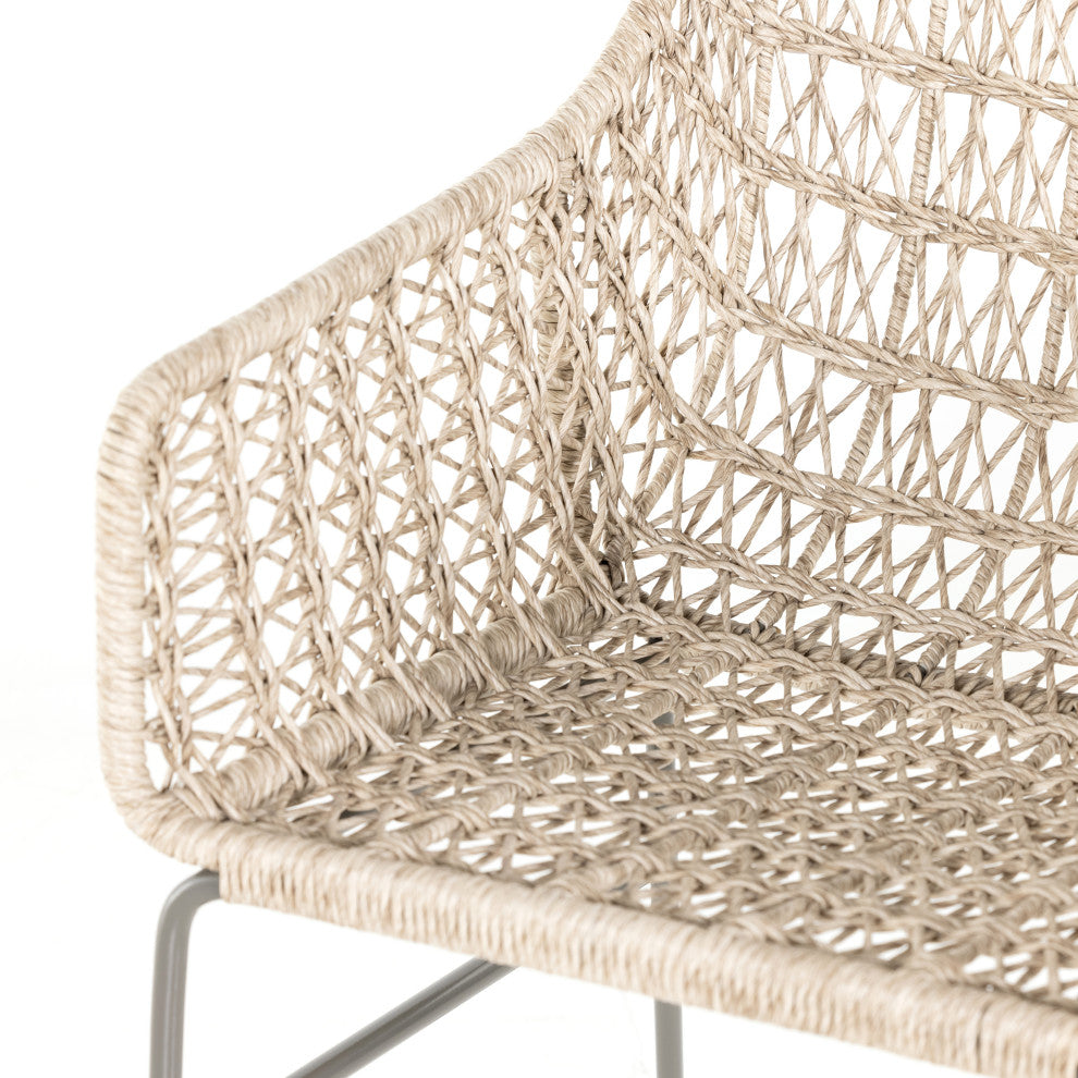 Bandera Dining Chair With Cushion-White