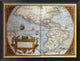 "Map of America From Theatrum Orbis Terrarum"  by Abraham Ortelius, 40x31"