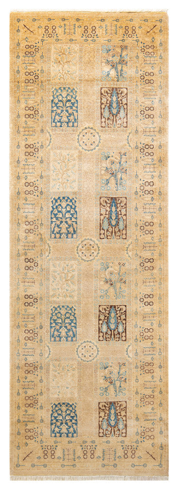 Mogul, One-of-a-Kind Hand-Knotted Area Rug Ivory, 3' 0" x 8' 9"