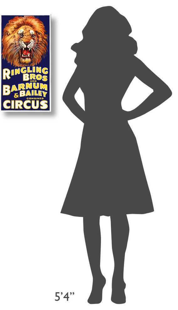 "Ringling Bros" Stretched Canvas Giclee by Hollywood Photo Archive, 11x22"