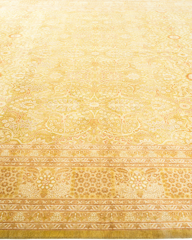 Mogul, One-of-a-Kind Hand-Knotted Area Rug Green, 9'2"x15'8"