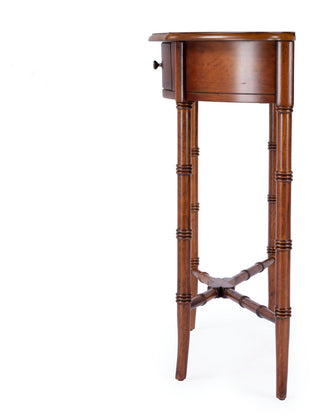 Butler Skilling Driftwood Demilune Console Table, Olive Ash