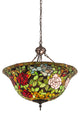 Meyda lighting 77786 24"W Tiffany Rosebush Inverted Pendant