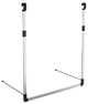 vidaXL Wardrobe Hanging Rail Silver