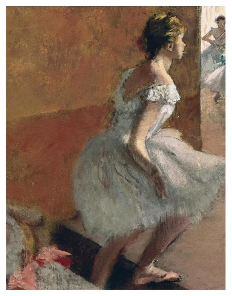 "Danseuses Montant Un Escalier (center)" Paper Print by Edgar Degas, 38"x50"