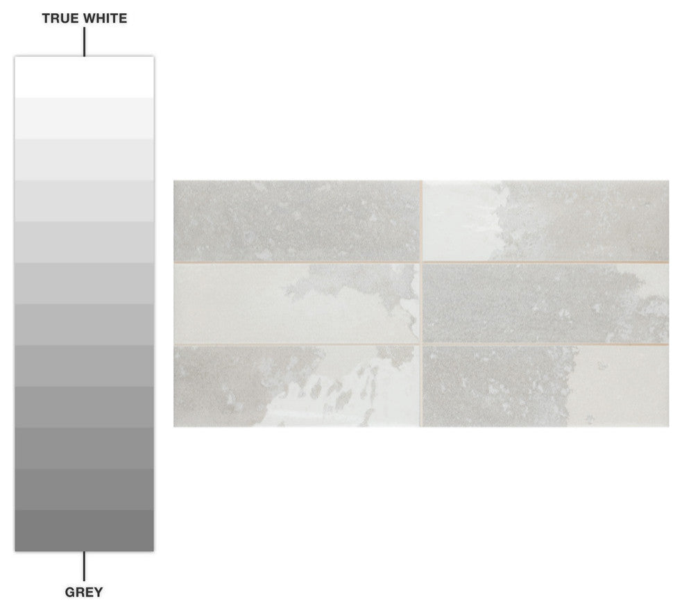 Kings Luxe Tradition Brick Silver Ceramic Wall Tile