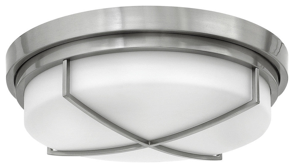 Hinkley Halsey Foyer Medium Flush Mount, Brushed Nickel