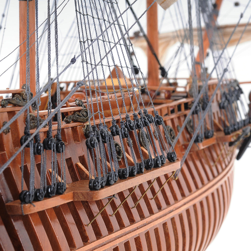 San Felipe Open Hull Museum-quality Fully Assembled Wooden Model Ship