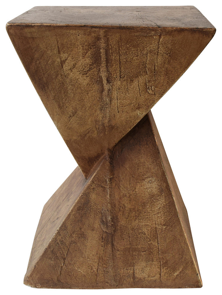 GDF Studio Jerod Indoor Lightweight Concrete Accent Table, Natural