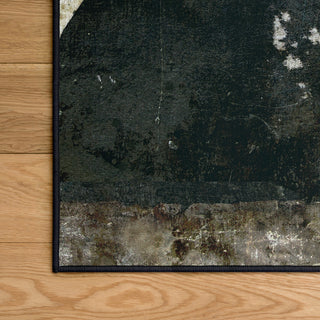 Geometric Collage I Abstract Art Area Rug, 5'x7.5'