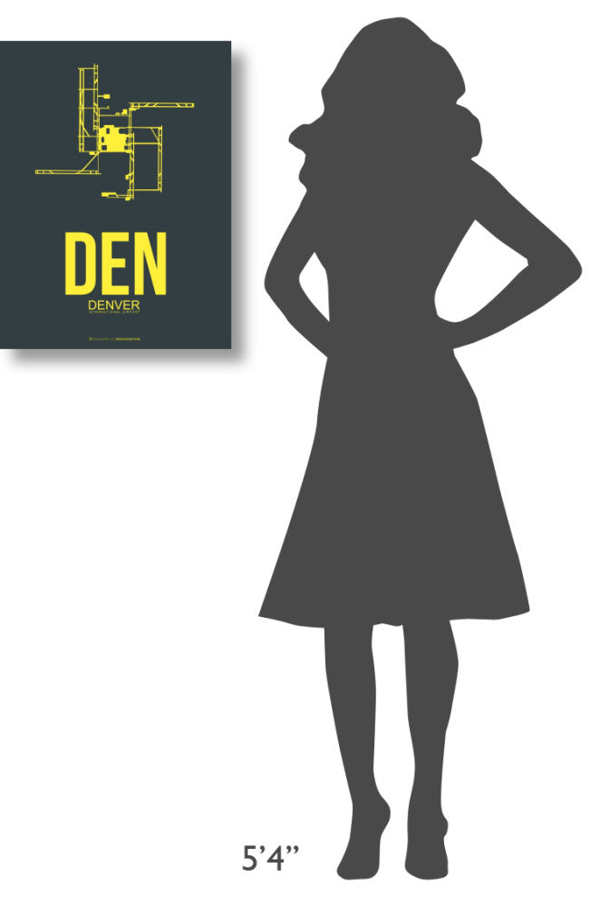 "DEN Denver Poster 1" Fine Art Print