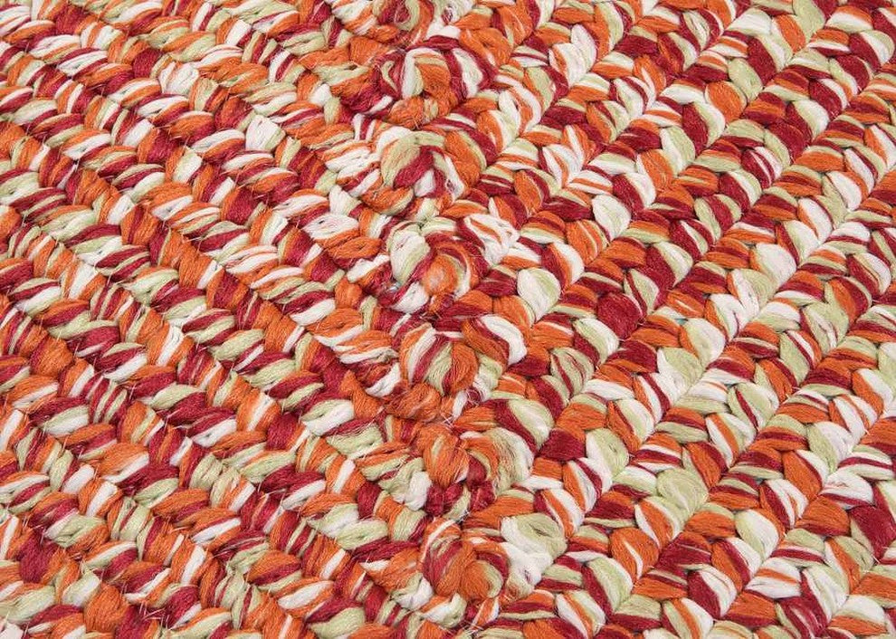 Colonial Mills Catalina CA79 Fireball Indoor/Outdoor Area Rug, Rectangular 7'x9'