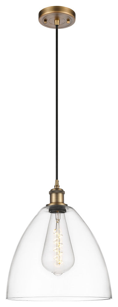 Innovations 516-1P-BB-GBD-122-LED 1-Light Mini Pendant, Brushed Brass