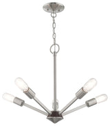 Livex Lighting Brushed Nickel 5-Light Chandelier