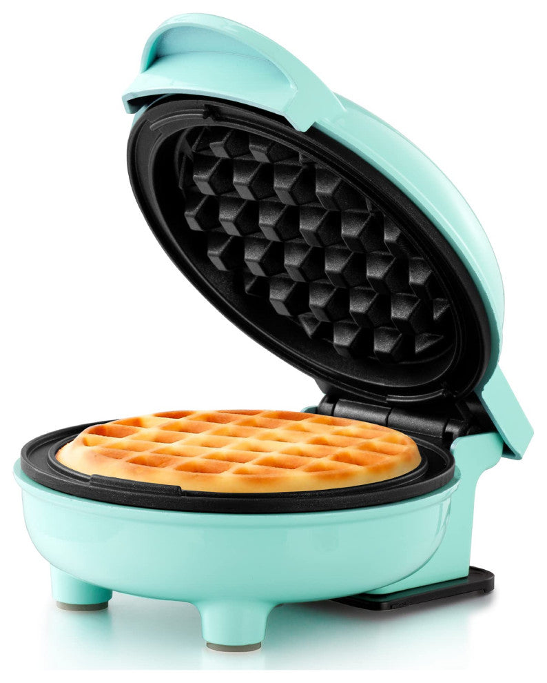 Personal Non-Stick Waffle Maker, Black - 4-inch Waffles in Minutes., Mint