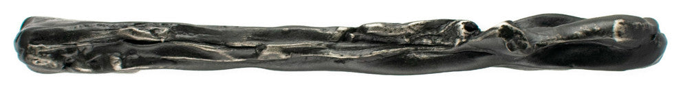 Layers Pewter Cabinet Hardware Pull, Black Iron