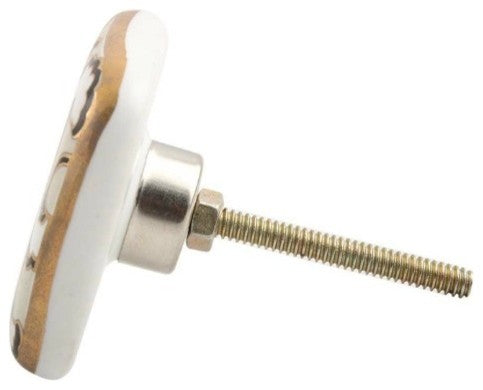 Set of Four Square Ceramic Drawer Knobs