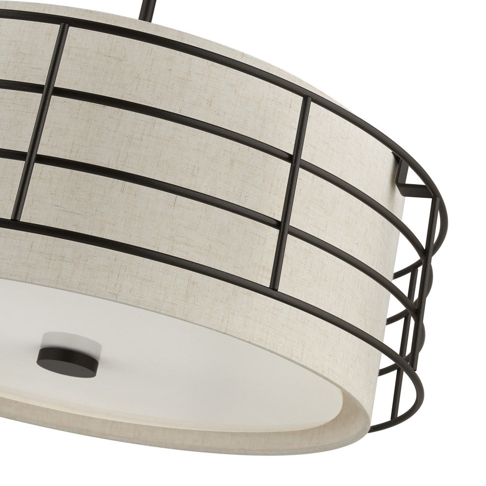 Blanchard 5-Light English Bronze Pendant Chandelier