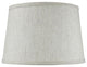 Hardback Shallow Drum Lamp Shade 10x12x8, Textured Outmeal