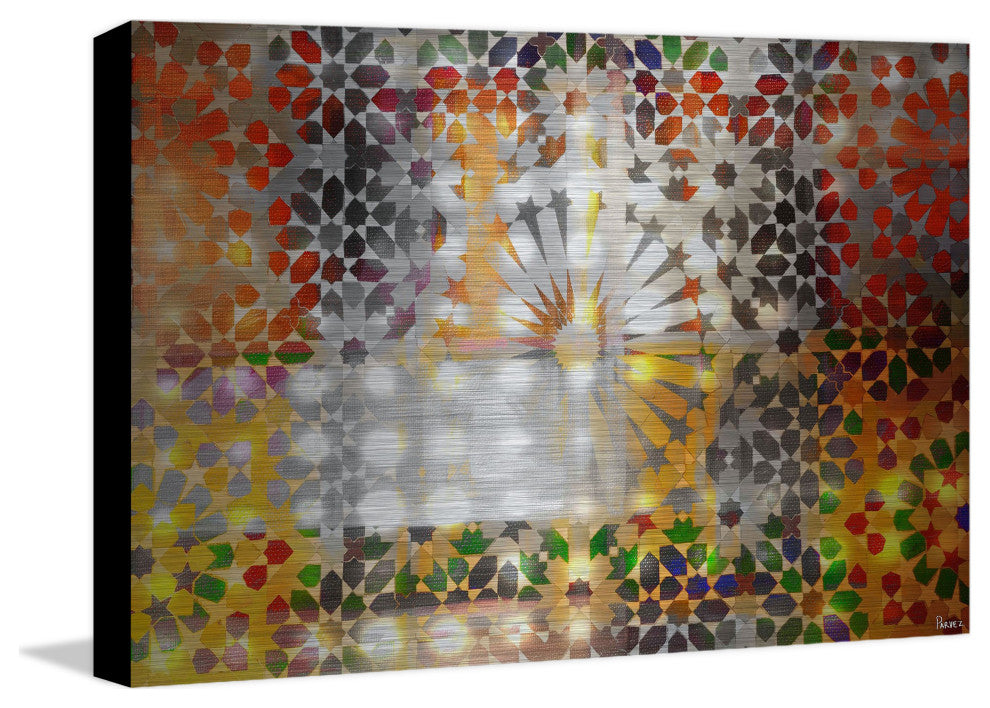 "Marrakesh Nights" UV Ink Print on Brushed Aluminum, 60"x40"
