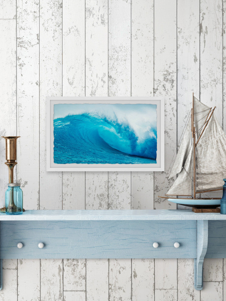 "Go With the Flow" Framed Painting Print, 45x30