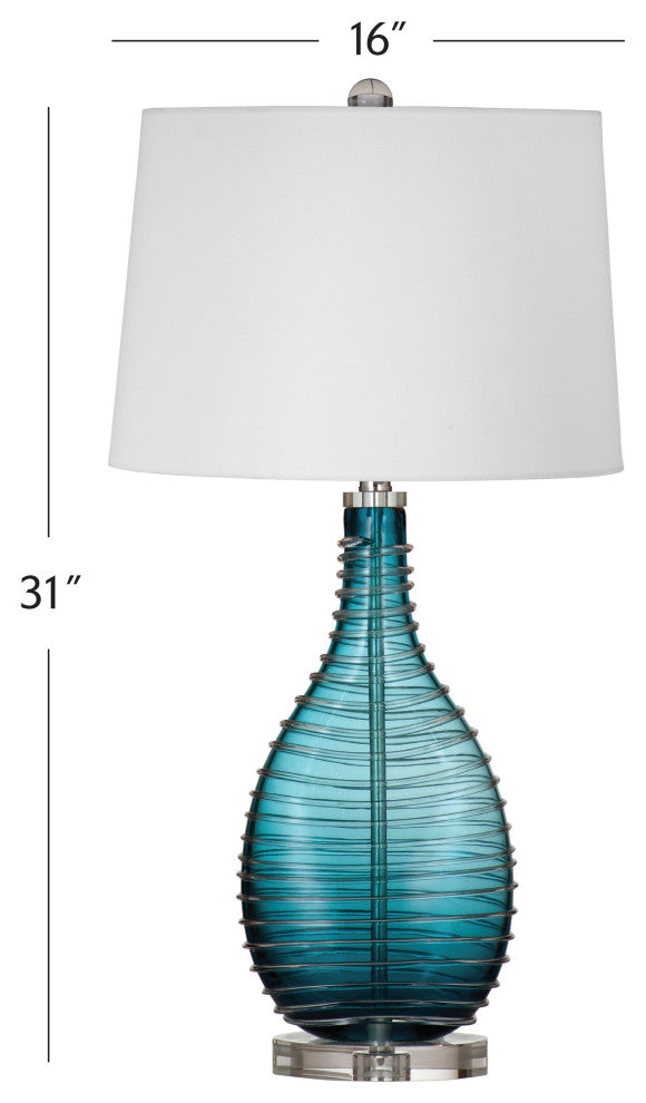Andorra Table Lamp - Blue