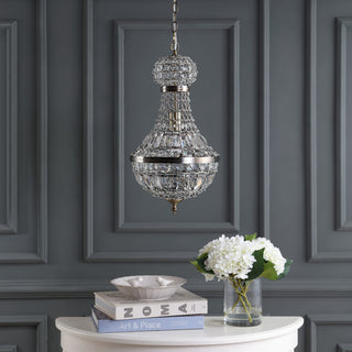 Regina Crystal, Metal Empire LED Chandelier, 12"